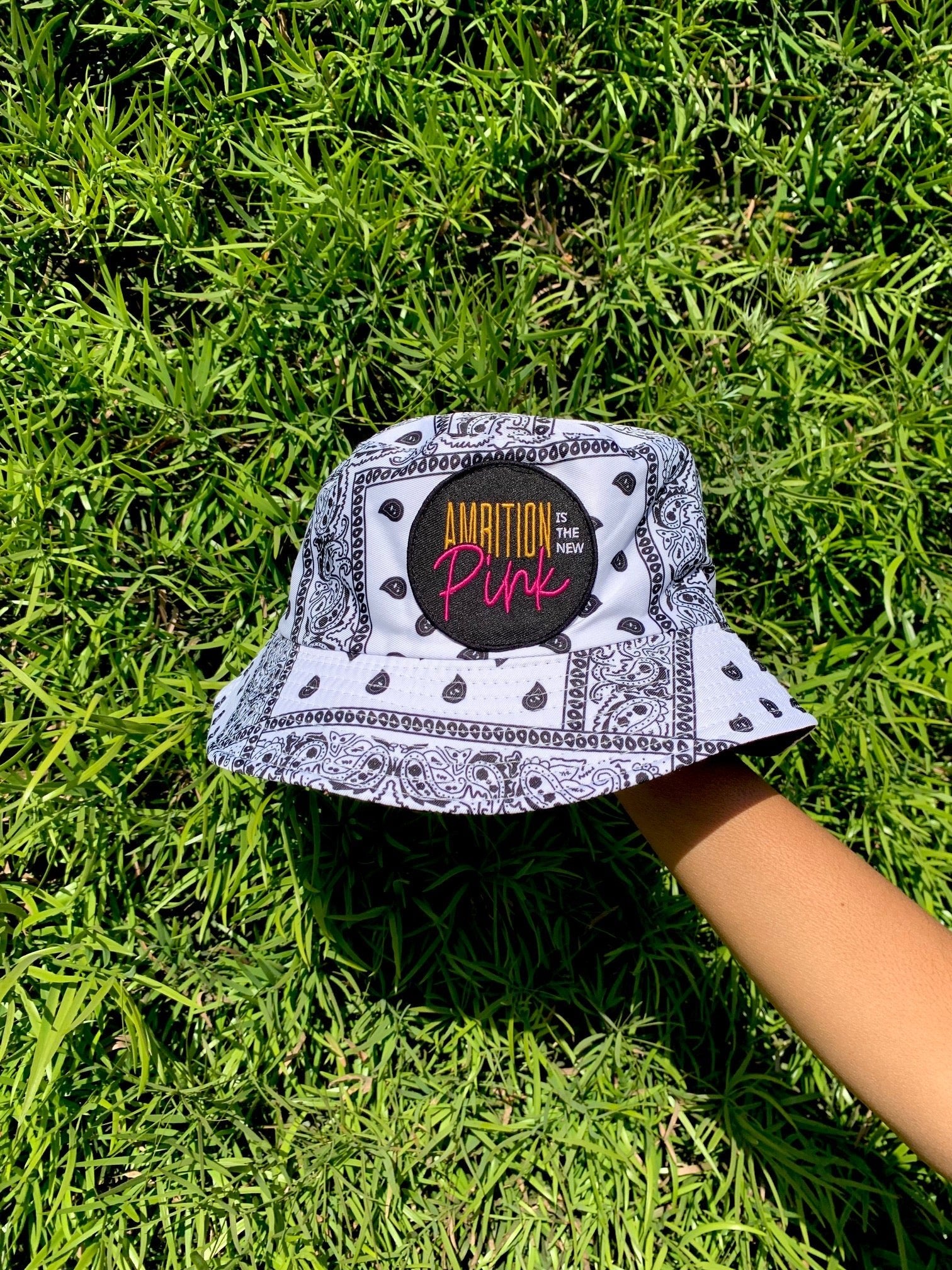 Bandana Dreams Bucket Hat - Ambition Is The New Pink