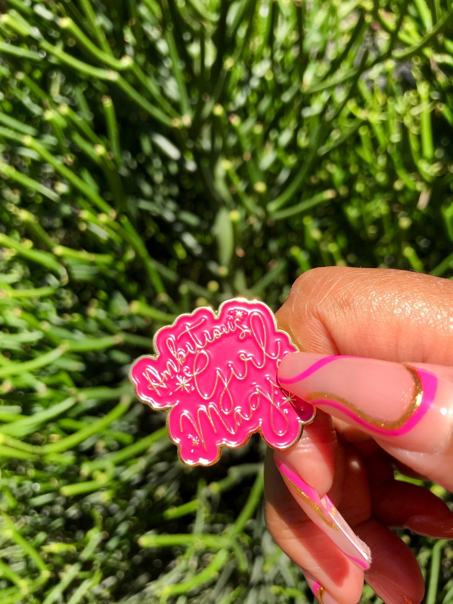 Ambitious Girl Magic Pin - Ambition Is The New Pink