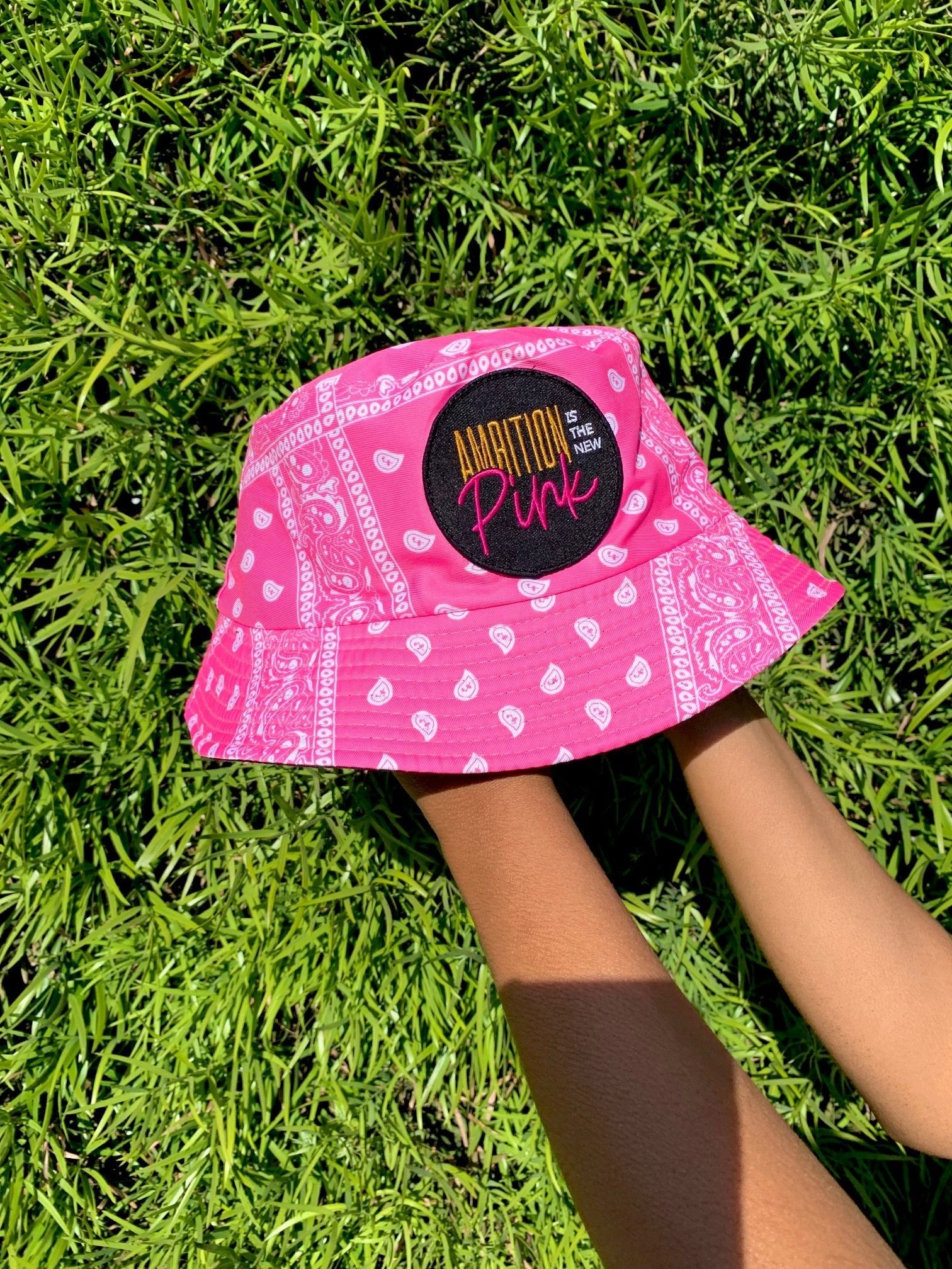 Bandana Dreams Bucket Hat - Ambition Is The New Pink