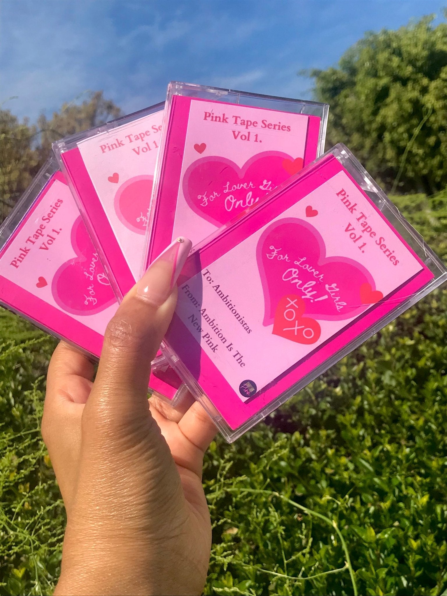 For Lover Girls Only Playlist Cassette Tape - Ambition Is The New Pink