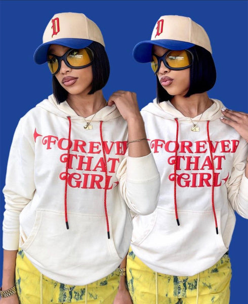 Forever That Girl Hoodie - Ambition Is The New Pink