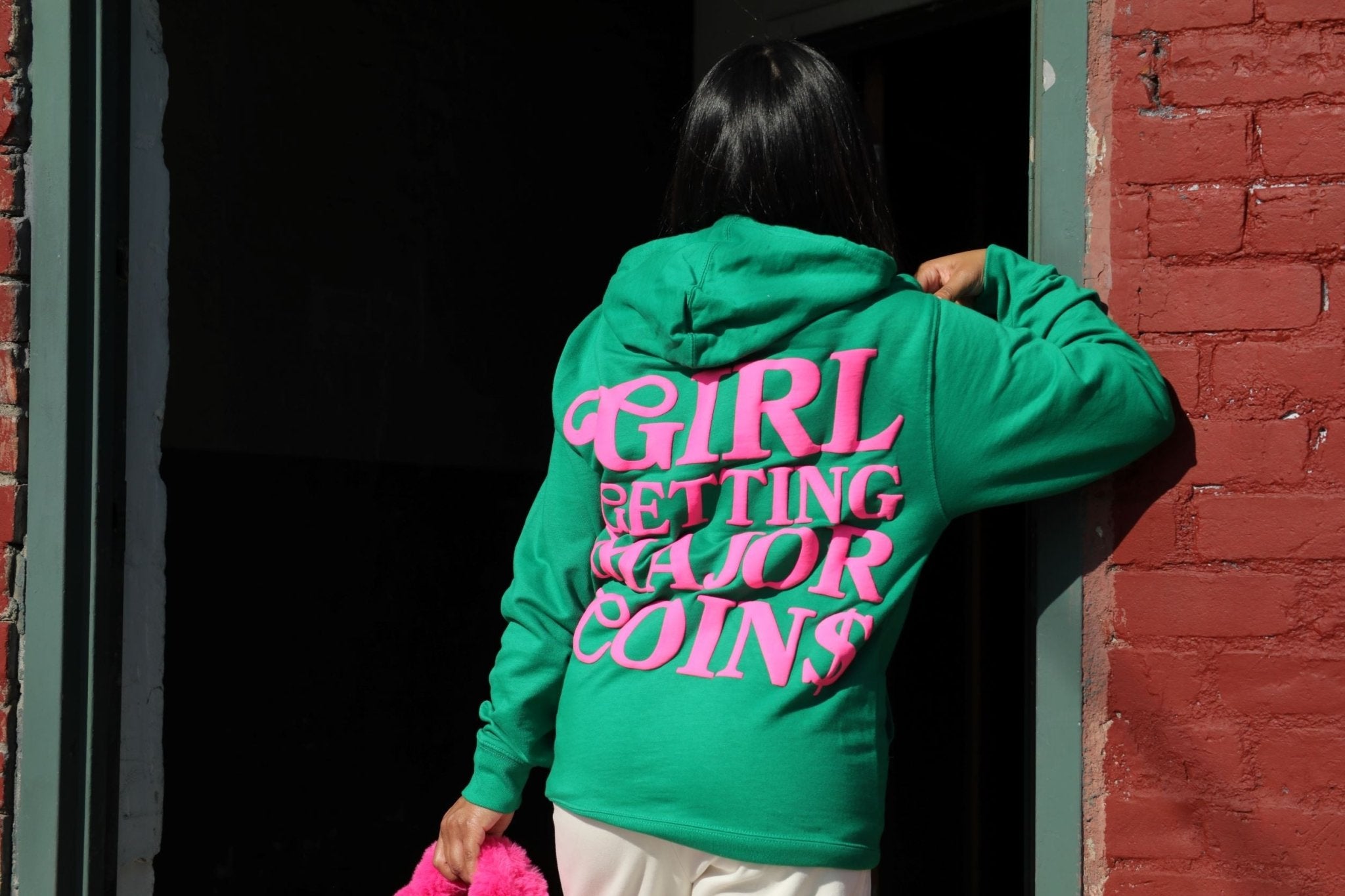 Girls Getting Major Coin$: Hoodie - Ambition Is The New Pink