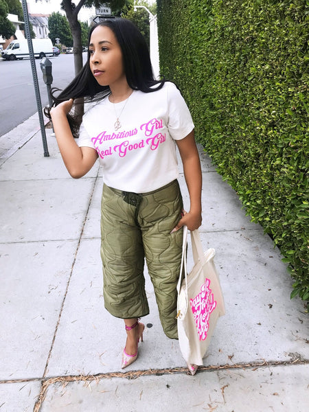 Real Good Girl Tee - Ambition Is The New Pink